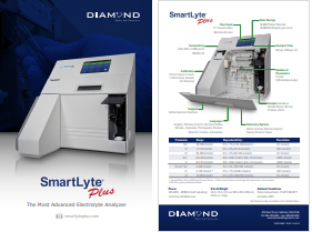 Diamond Diagnostics SmartLyte® Plus Electrolyte Analyzer